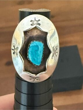 Navajo Sleeping Beauty Turquoise Sterling Silver